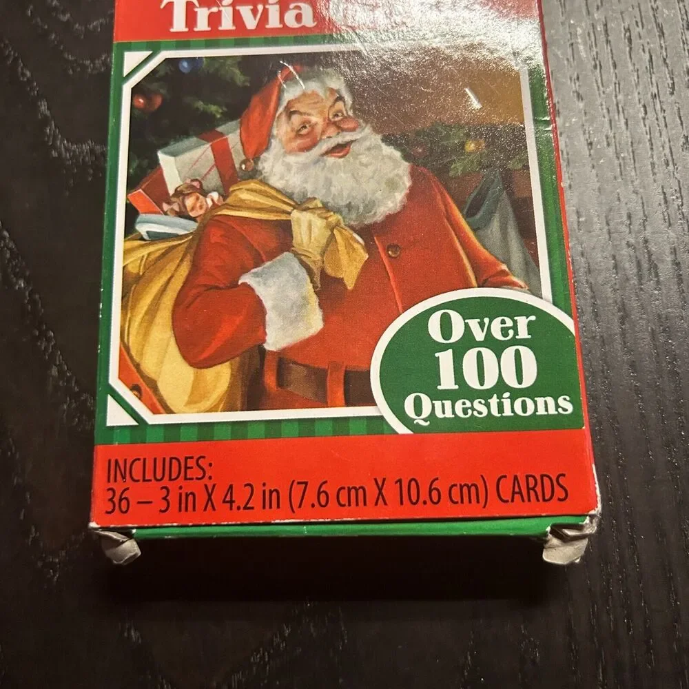 Christmas Trivia Game Car Game Over 100 Questions
